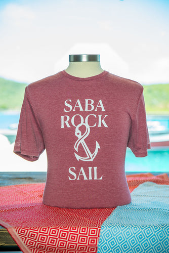 Saba Rock & Sail T-Shirt
